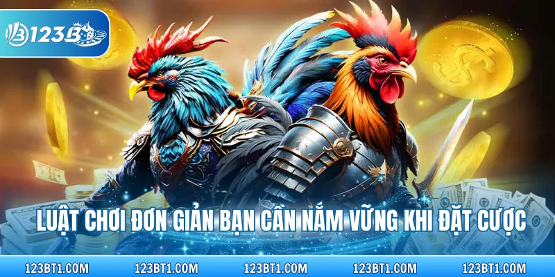 Luật chơi đơn giản bạn cần nắm vững khi đặt cược